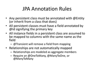 JPA and Hibernate