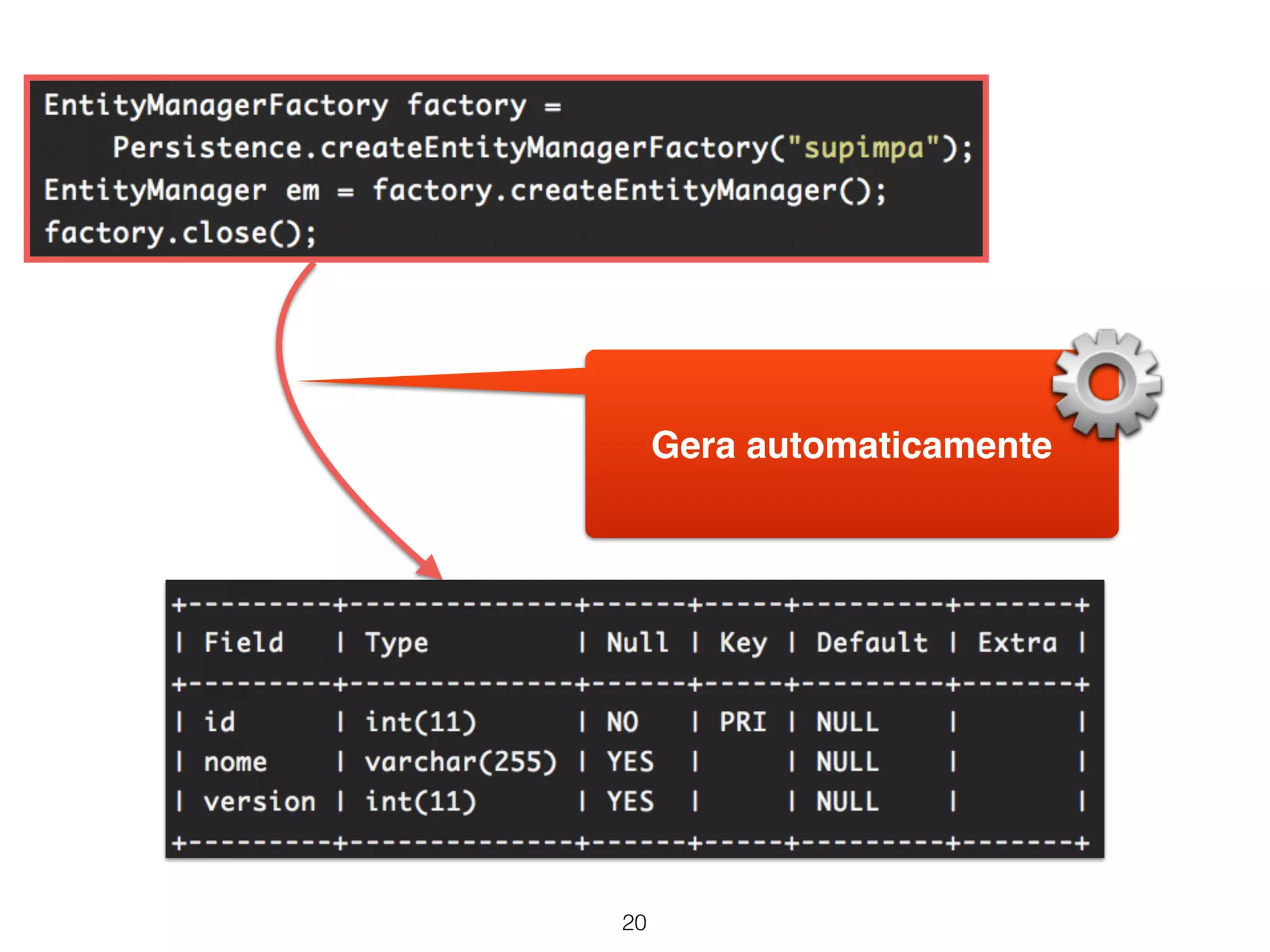 20
Gera automaticamente
 