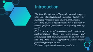 JPA For Beginner's | PPTX
