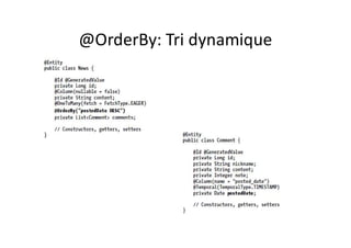 @OrderBy: Tri dynamique
 