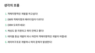 1. !
2. DB !
3. ORM !
4. !
5. !
6. !
 