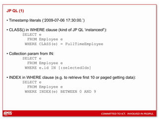 javax.persistence.jdbc.password 	password for database connection validation EE and SE:javax.persistence.lock.timeoutvalue in milliseconds for pessimistic lock timeout