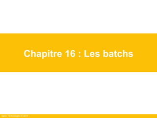 Ippon Technologies © 2014
Chapitre 16 : Les batchs
 