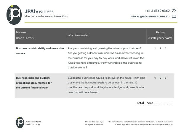 Yearly Business Plan Template