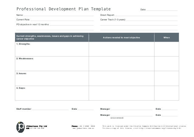 Staff Development Plan Template from image.slidesharecdn.com