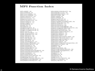 26
     III Semana Inverno Geofísica
 