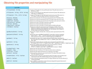 Obtaining file properties and manipulating file
47
 