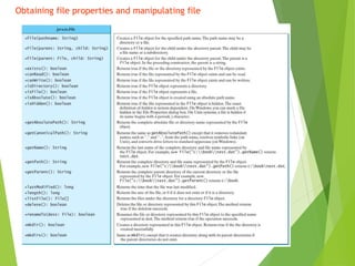Obtaining file properties and manipulating file
47
 