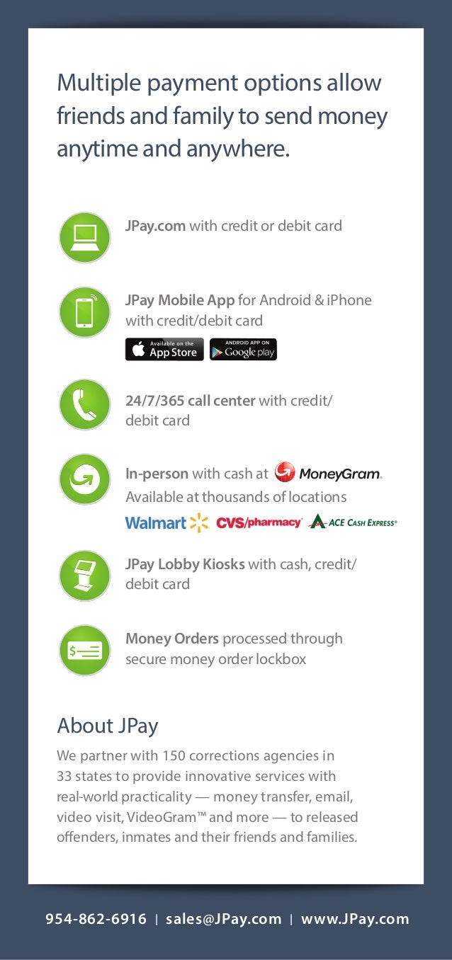 Jpay Brochure - intelligence opportunities 4 about jpay