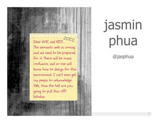 jasmin
                                                              2002
                                                                      phua
                                                                      @jasphua




© J. Phua & D.Degler • Design for Context • 1 December 2011                      3
 