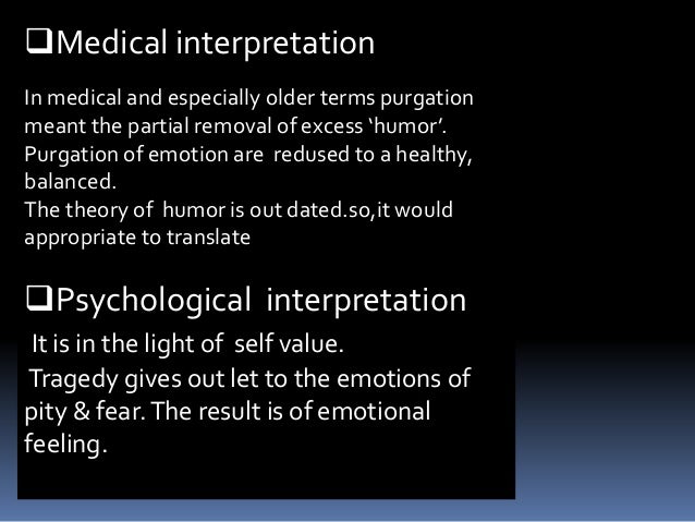 Theory Of Catharsis