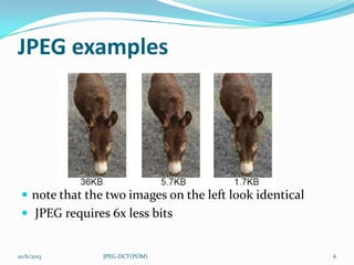 Jpeg dct | PPTX