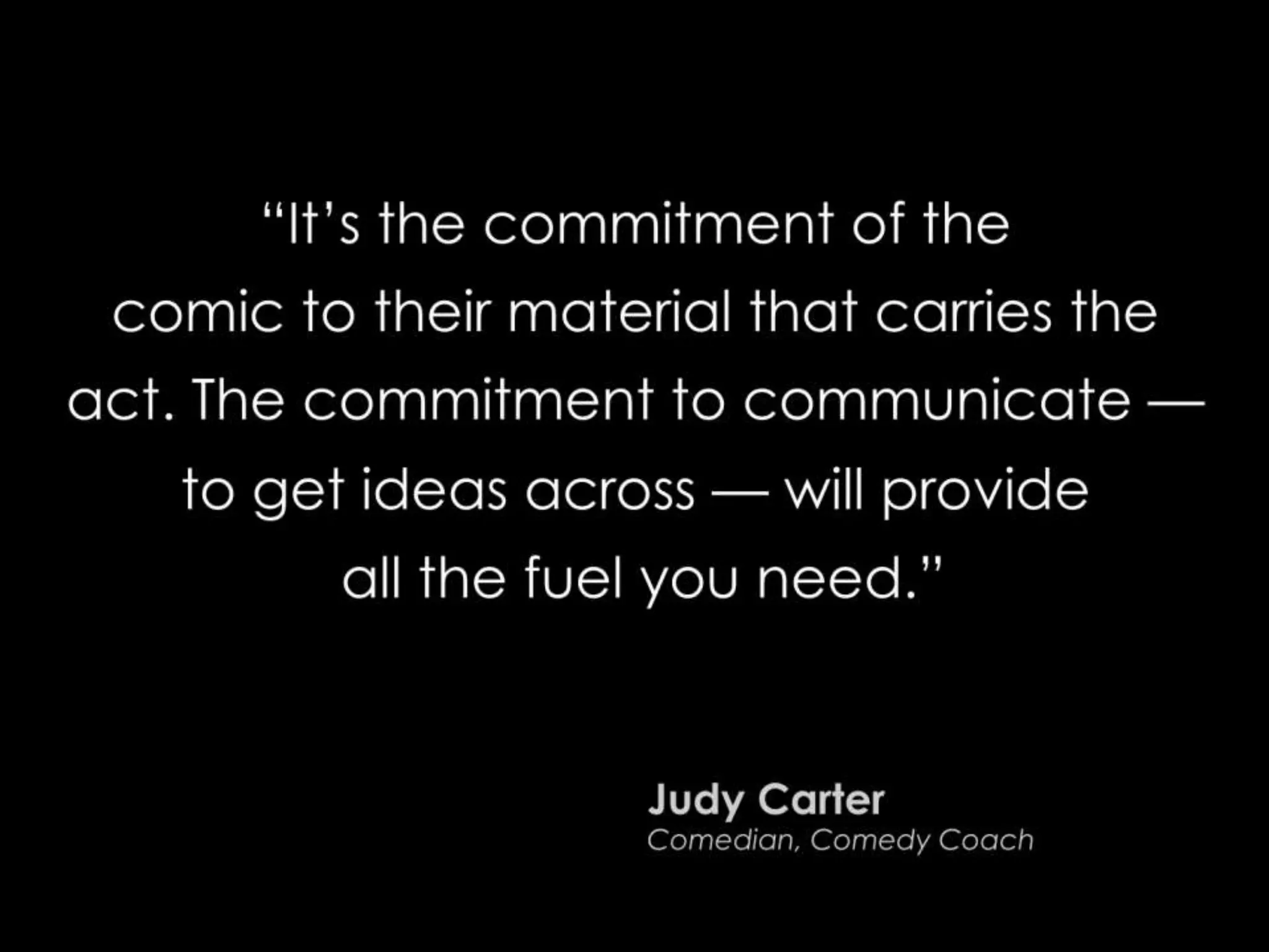 Presentation Wisdom Learned from Comedians and Improvisers | PCA8