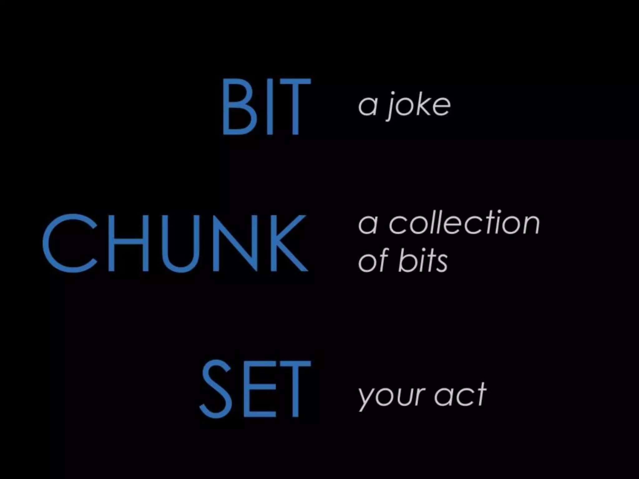 Presentation Wisdom Learned from Comedians and Improvisers | PCA8