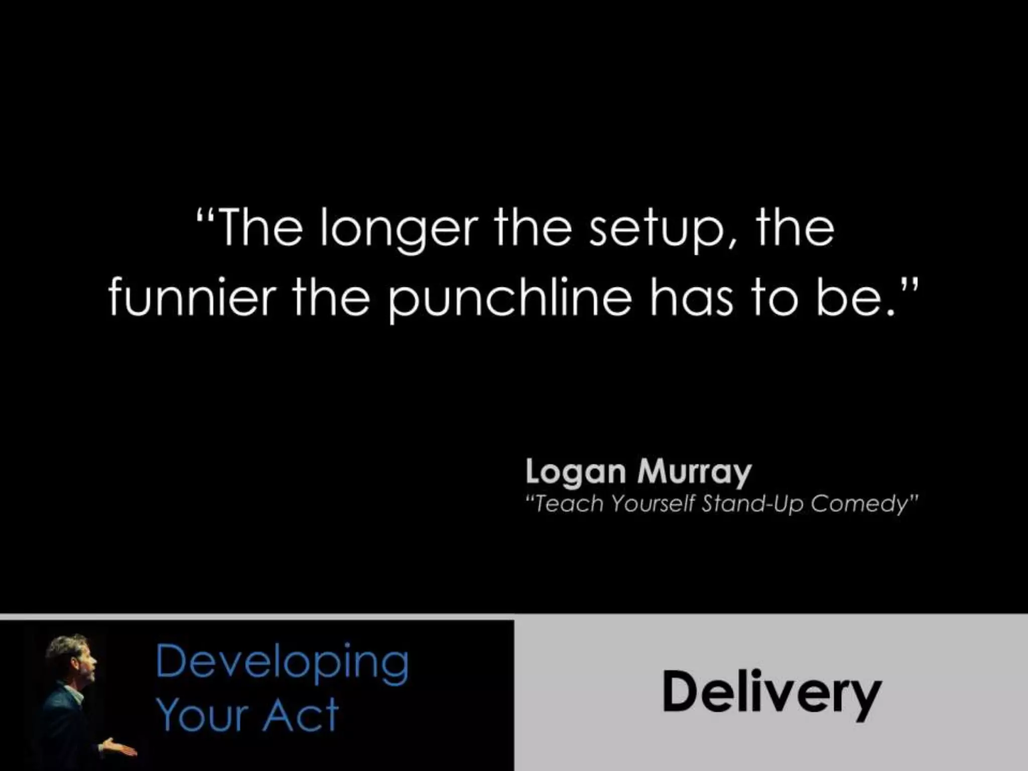 Presentation Wisdom Learned from Comedians and Improvisers | PCA8