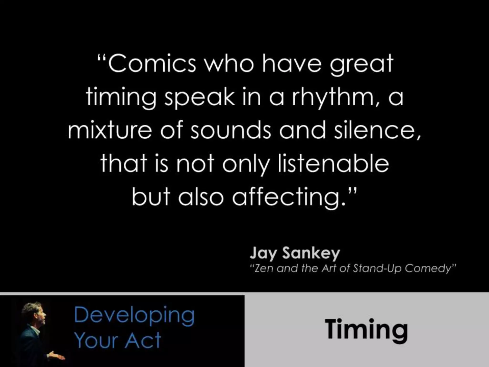 Presentation Wisdom Learned from Comedians and Improvisers | PCA8