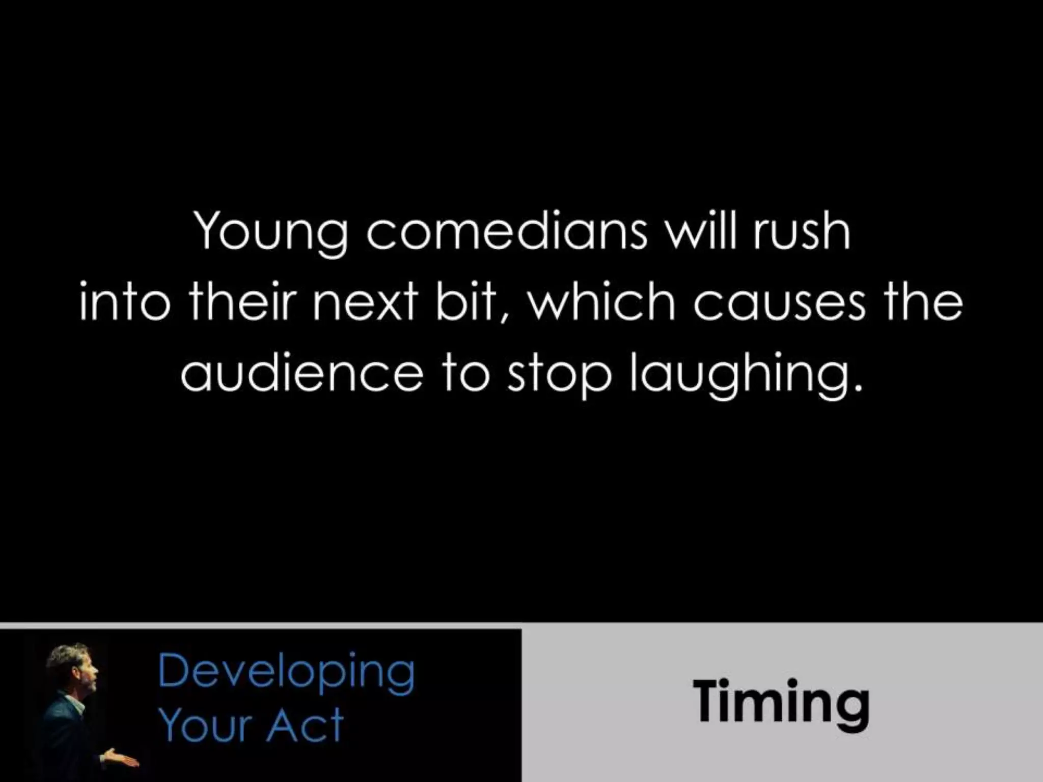 Presentation Wisdom Learned from Comedians and Improvisers | PCA8