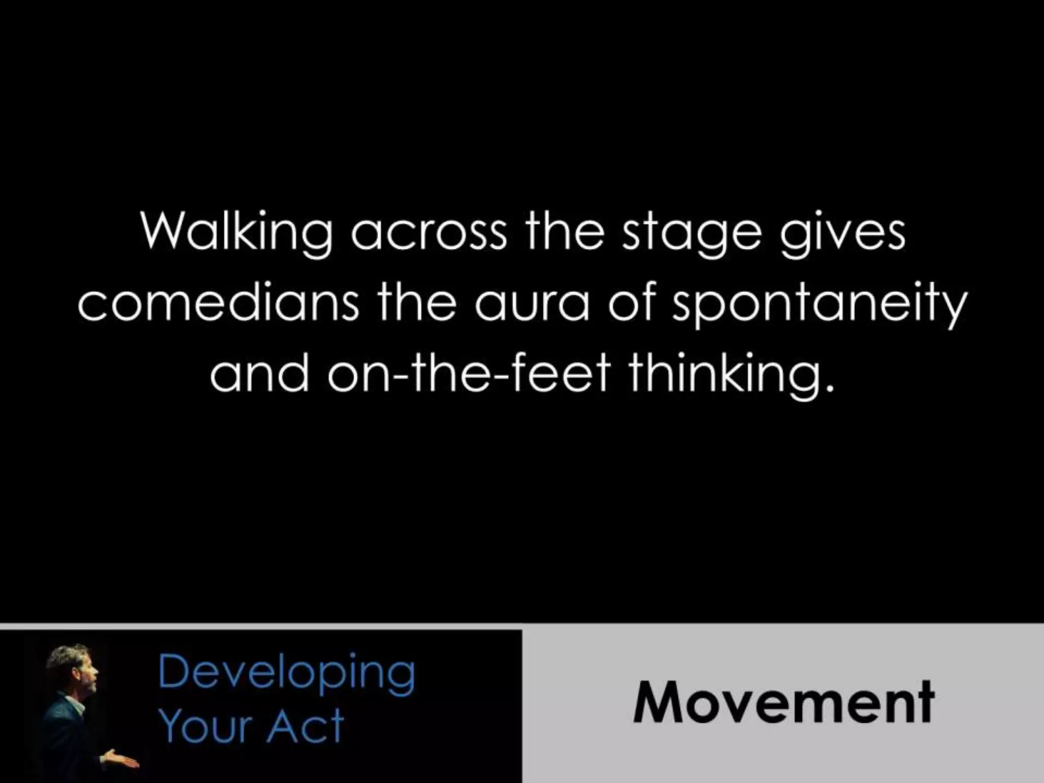 Presentation Wisdom Learned from Comedians and Improvisers | PCA8
