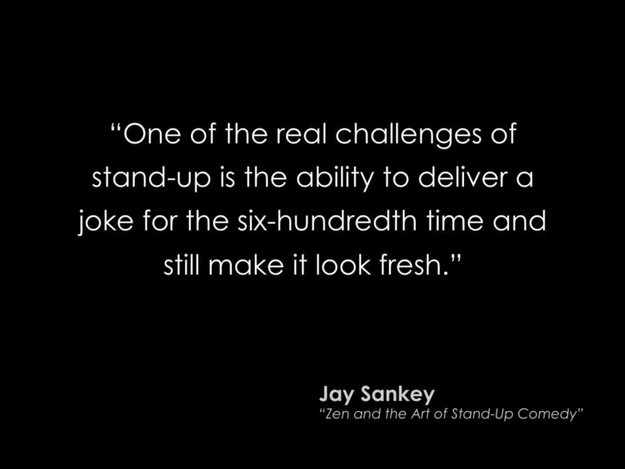 Presentation Wisdom Learned from Comedians and Improvisers | PCA8