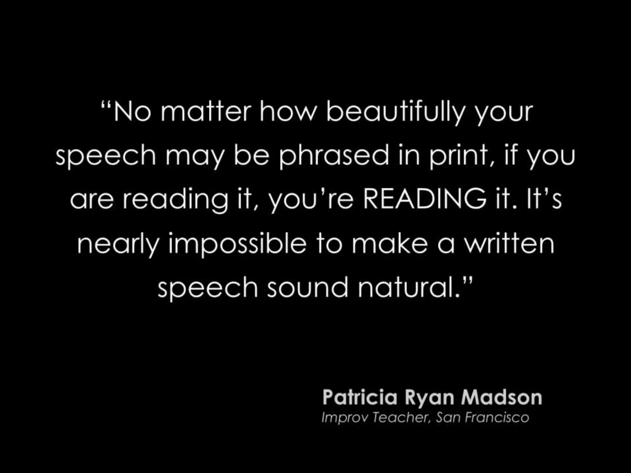 Presentation Wisdom Learned from Comedians and Improvisers | PCA8