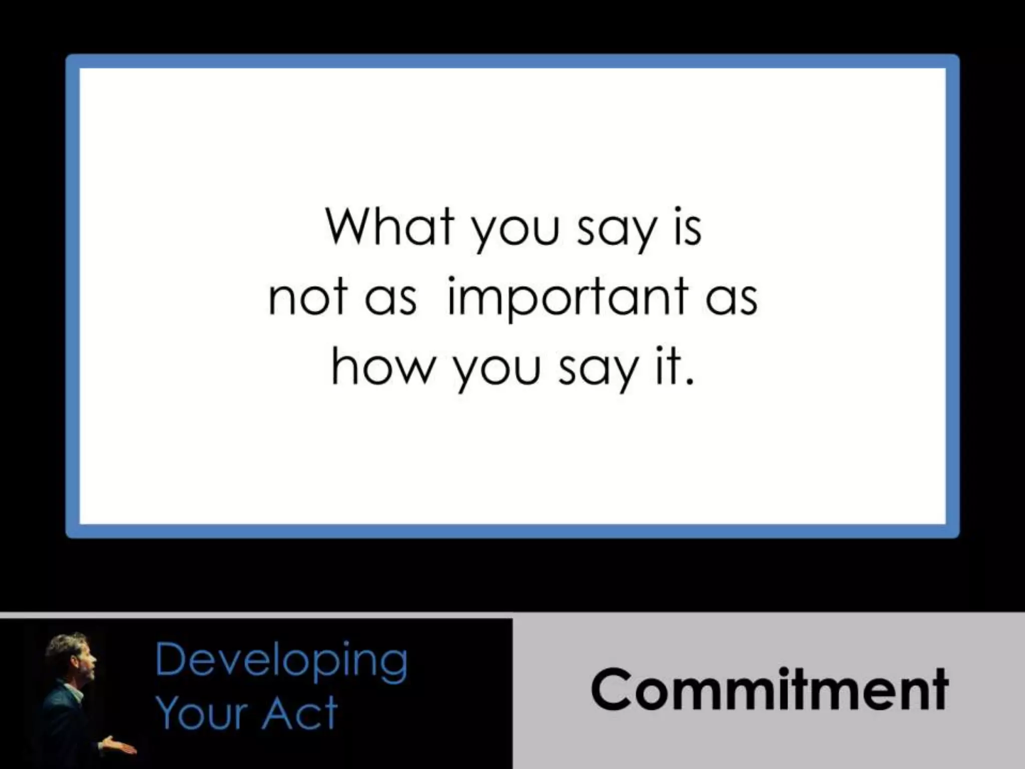 Presentation Wisdom Learned from Comedians and Improvisers | PCA8