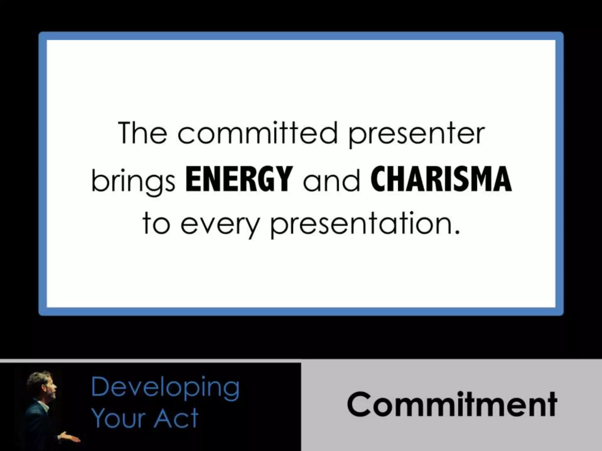 Presentation Wisdom Learned from Comedians and Improvisers | PCA8