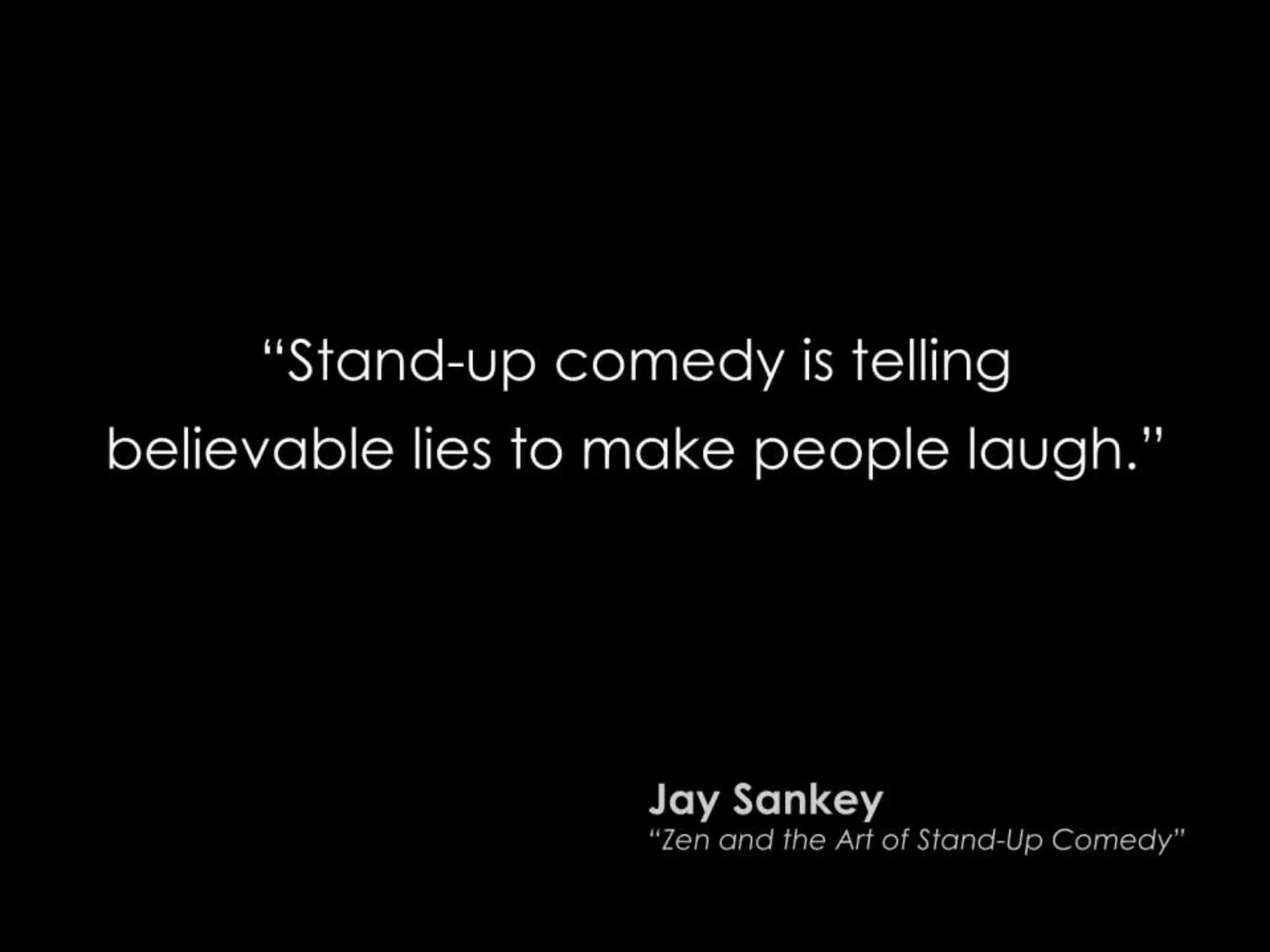 Presentation Wisdom Learned from Comedians and Improvisers | PCA8