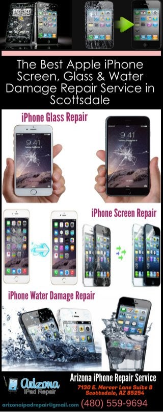 The Best Apple iPhone Screen, Glass & Water Damage Repair Service in Scottsdale