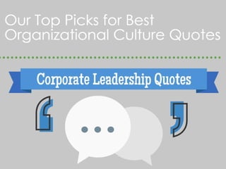 Top Corporate Leadership Quotes