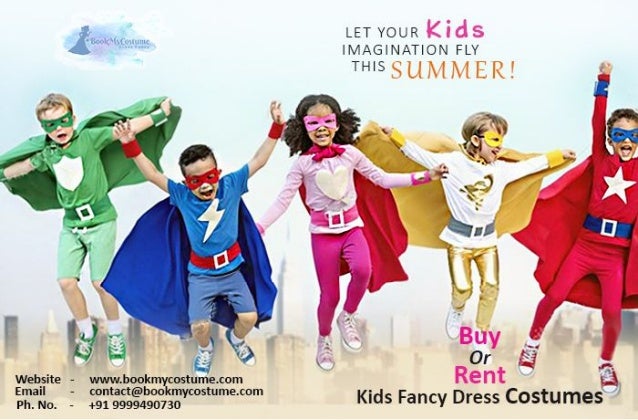 fancy dress for kids on rent