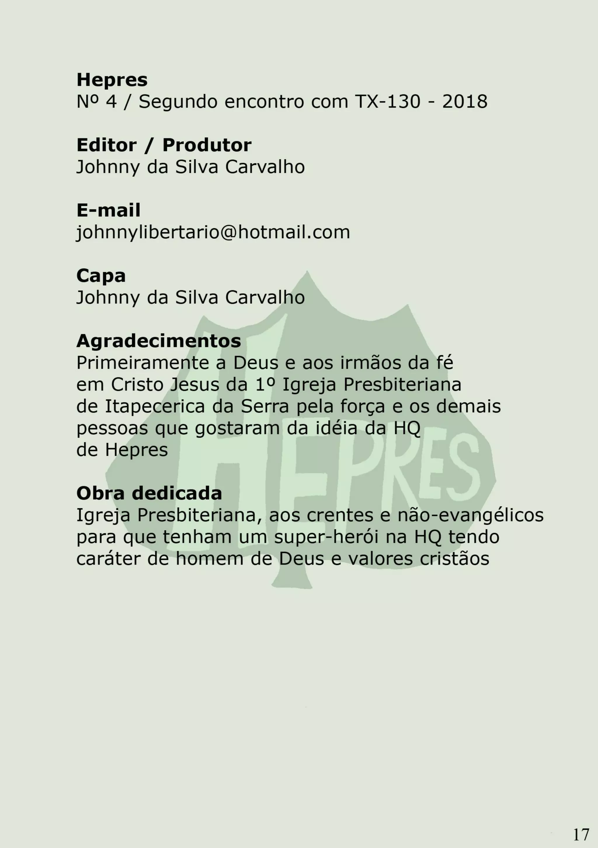 Hepres nº 4 - Segundo encontro com TX-130