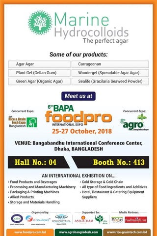 Invitation to 6th Bapa Foodpro International Expo