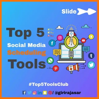 Top 5 Social Media Scheduling Tools