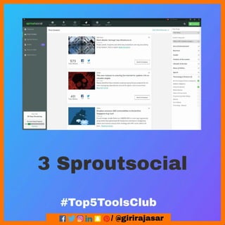 Top 5 Social Media Scheduling Tools | PDF