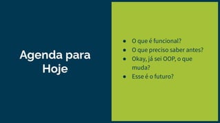 Aulão (iniciante) de programação funcional