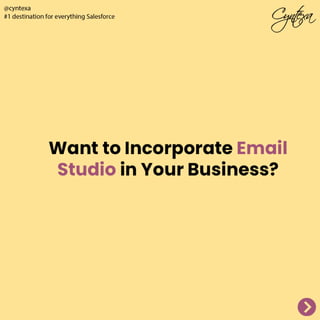 Salesforce Email Studio