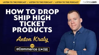 How To Drop Ship High Ticket Products
