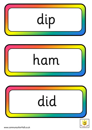 Jp group 1 and 2 word cards set 1 | PDF