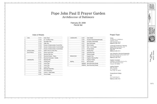 Consruction Documents-Pope John Paul II Prayer Garden