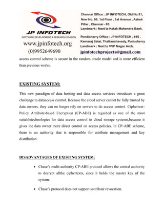 JPJ1407 Expressive, Efficient, and Revocable Data Access Control for ...
