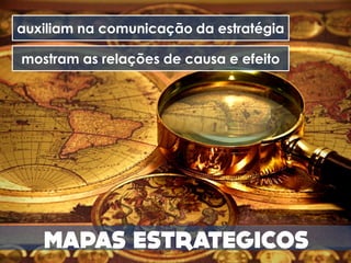 auxiliam na comunicação da estratégia

mostram as relações de causa e efeito
 