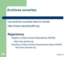 Archives Ouvertes - Open Archives