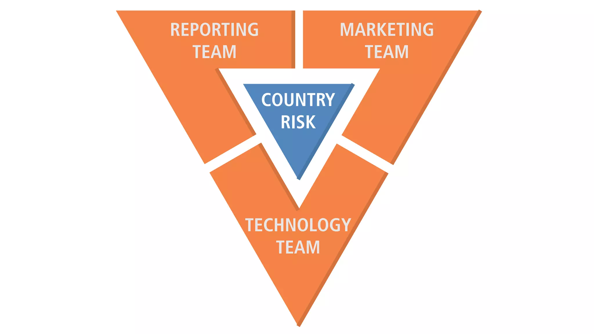 COUNTRY
RISK
REPORTING
TEAM
MARKETING
TEAM
TECHNOLOGY
TEAM
 