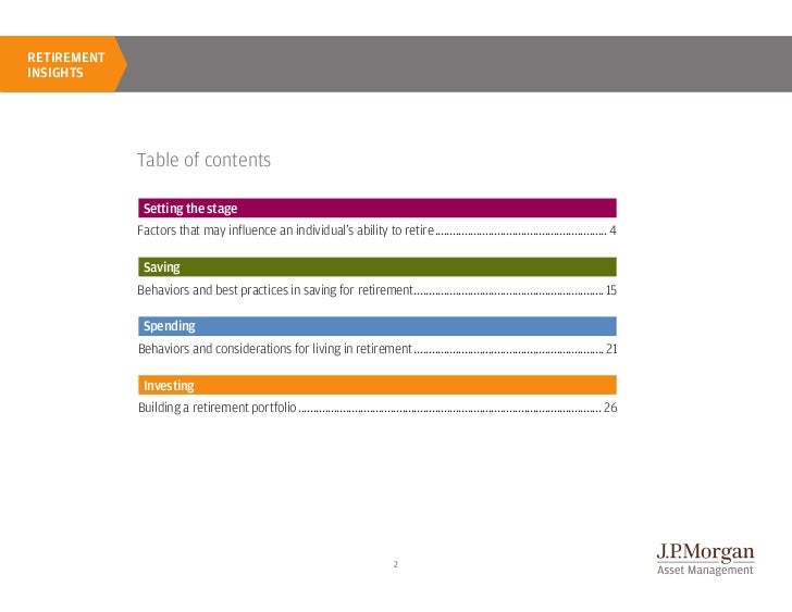 JP Guide To Retirement 2012