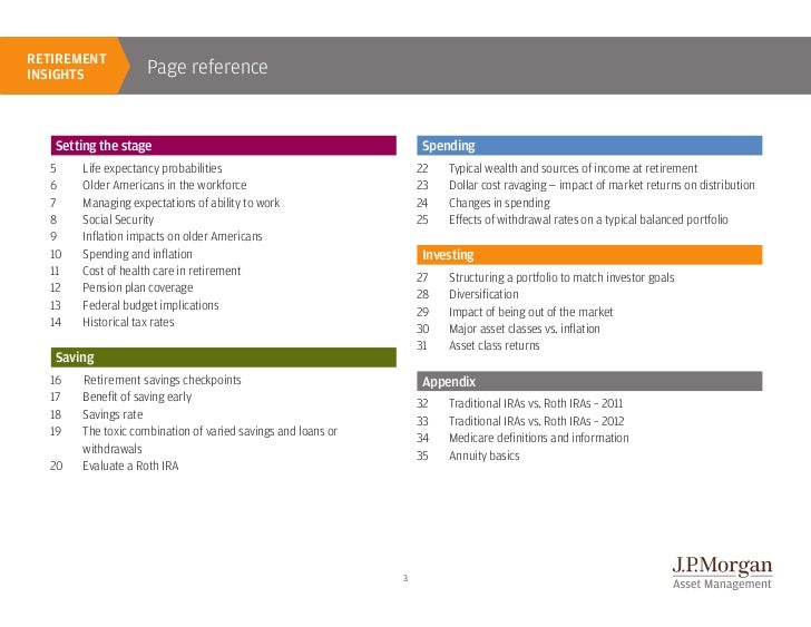 JP Guide To Retirement 2012
