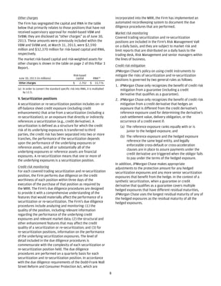 Jpmorgan Risks Jp morgan chase_co._1_q_13_basel_2.5_market_risk_pillar_3_report ...