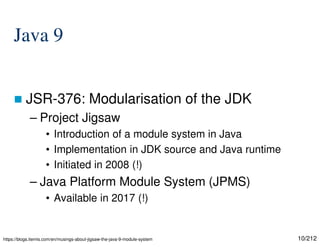 Theory and Practice of the Java Platform Module System v0.7 | PDF