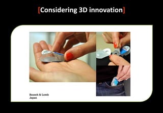 [Considering 3D innovation]
 