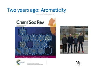 http://magsci.eu/52gamespt
Two years ago: Aromaticity
 