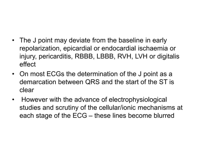 J POINT IN ECG AND ITS INERPRETATION IN ECG | PPTX